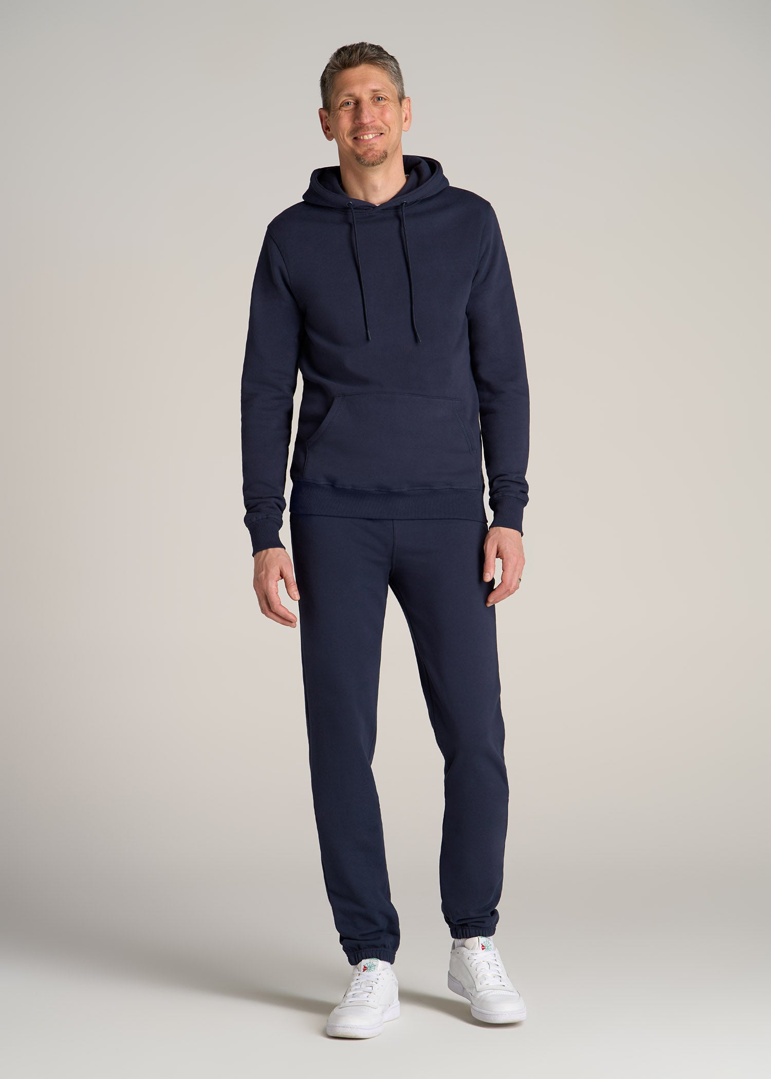 Wearever French Terry Sweatpants for Tall Men in Navy