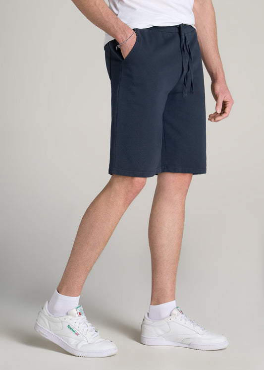 American-Tall-Men-Wearever-Garment-Dyed-French-Terry-Sweat-Shorts-Navy-side