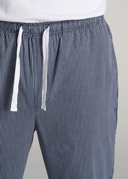         American-Tall-Men-Woven-Pajama-Dark-Blue-Stripe-detail