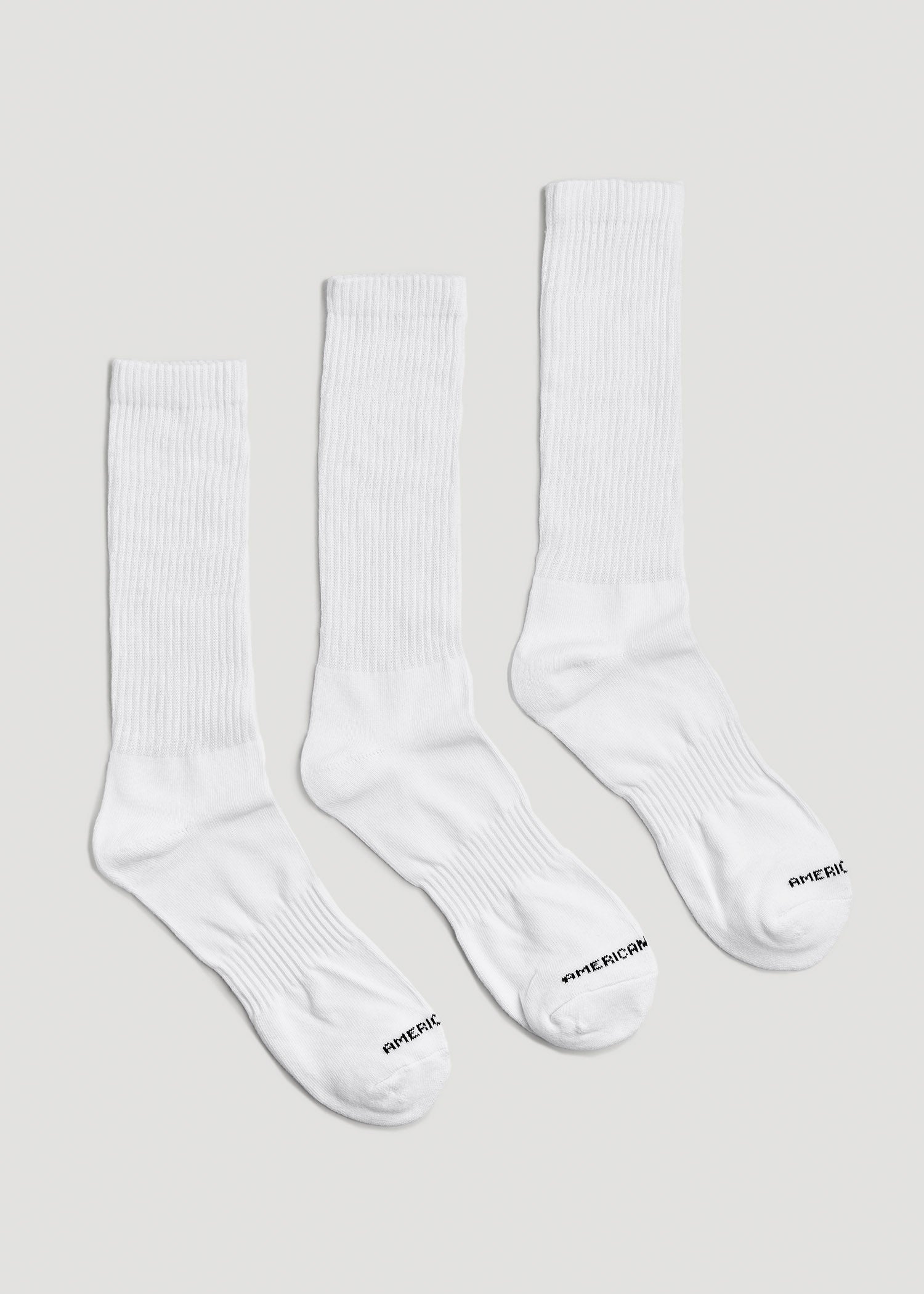    American-Tall-Mens-Athletic-Crew-Socks-X-Large-Size-14-17-White-3-Pack-Detail2
