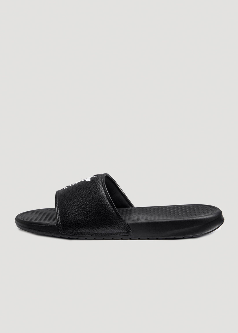 American Tall Men's Slides in Black