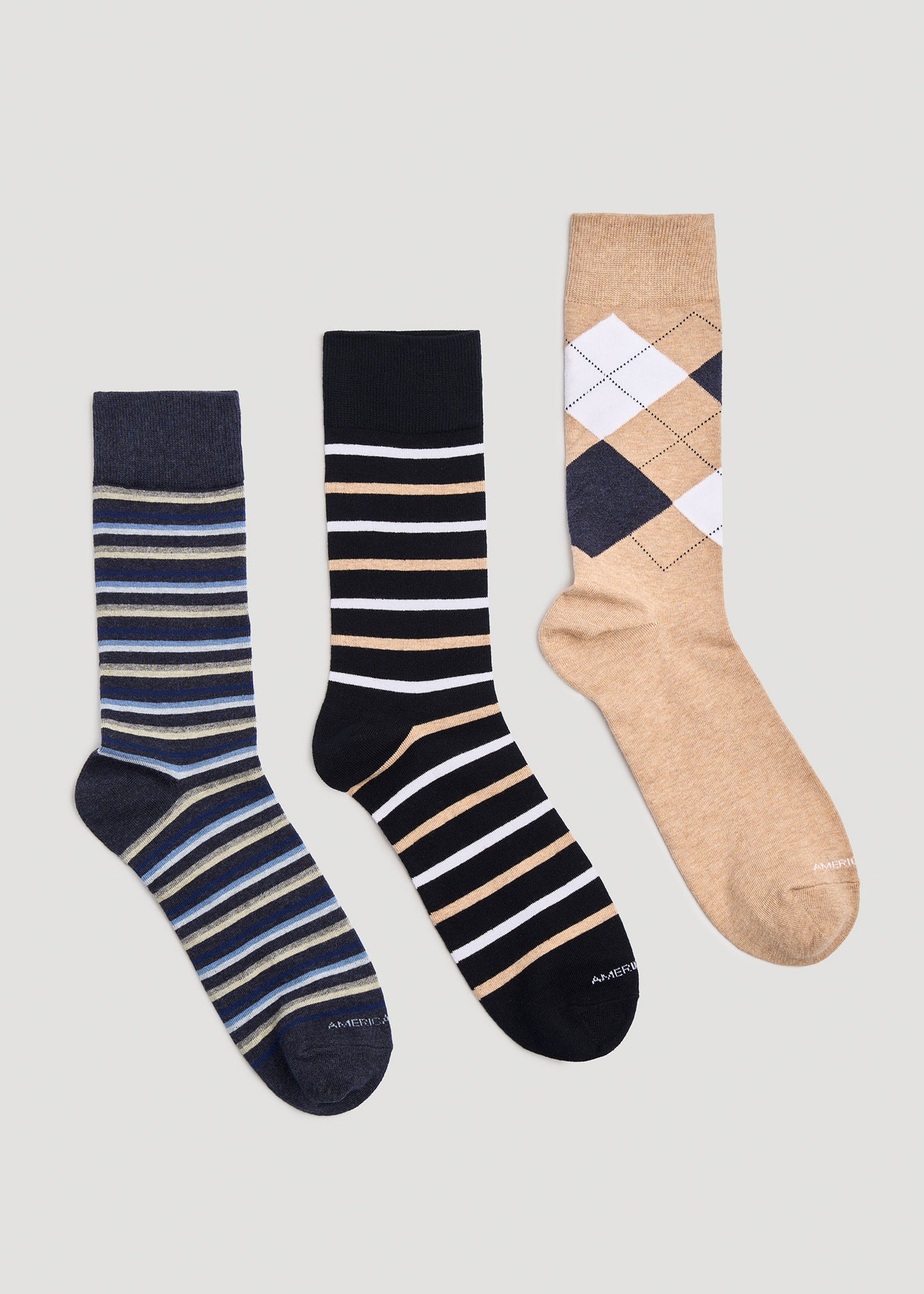     American-Tall-Mens-XL-Dress-Socks-Size-14-17-3-Pack-E-Detail2