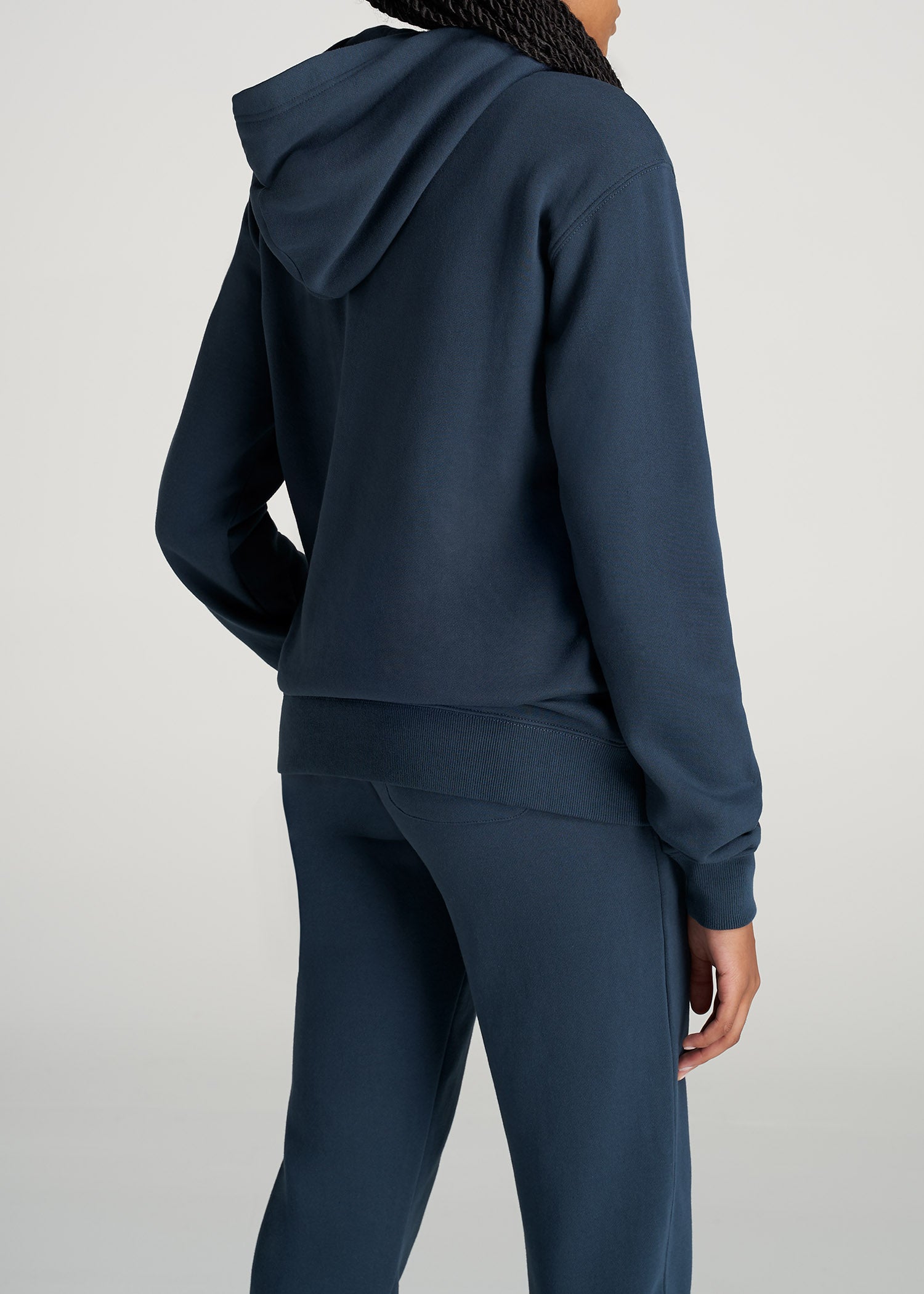 Lululemon Hoodie Navy Blue Women's Size 6 Zip Up Sweater Jacket Cotton  Fleece
