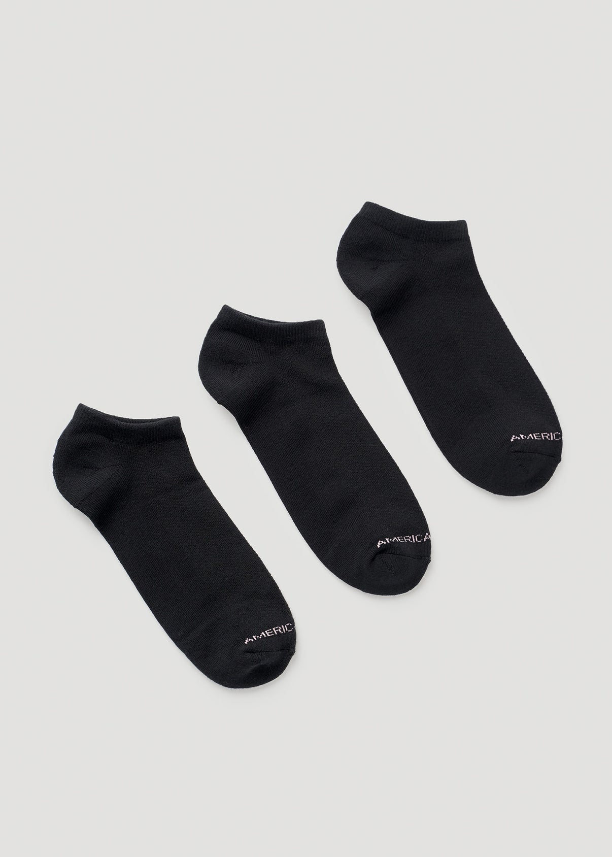 Women's Ankle Socks (X-Large Size: 10-13) | Black 3 Pack – American Tall