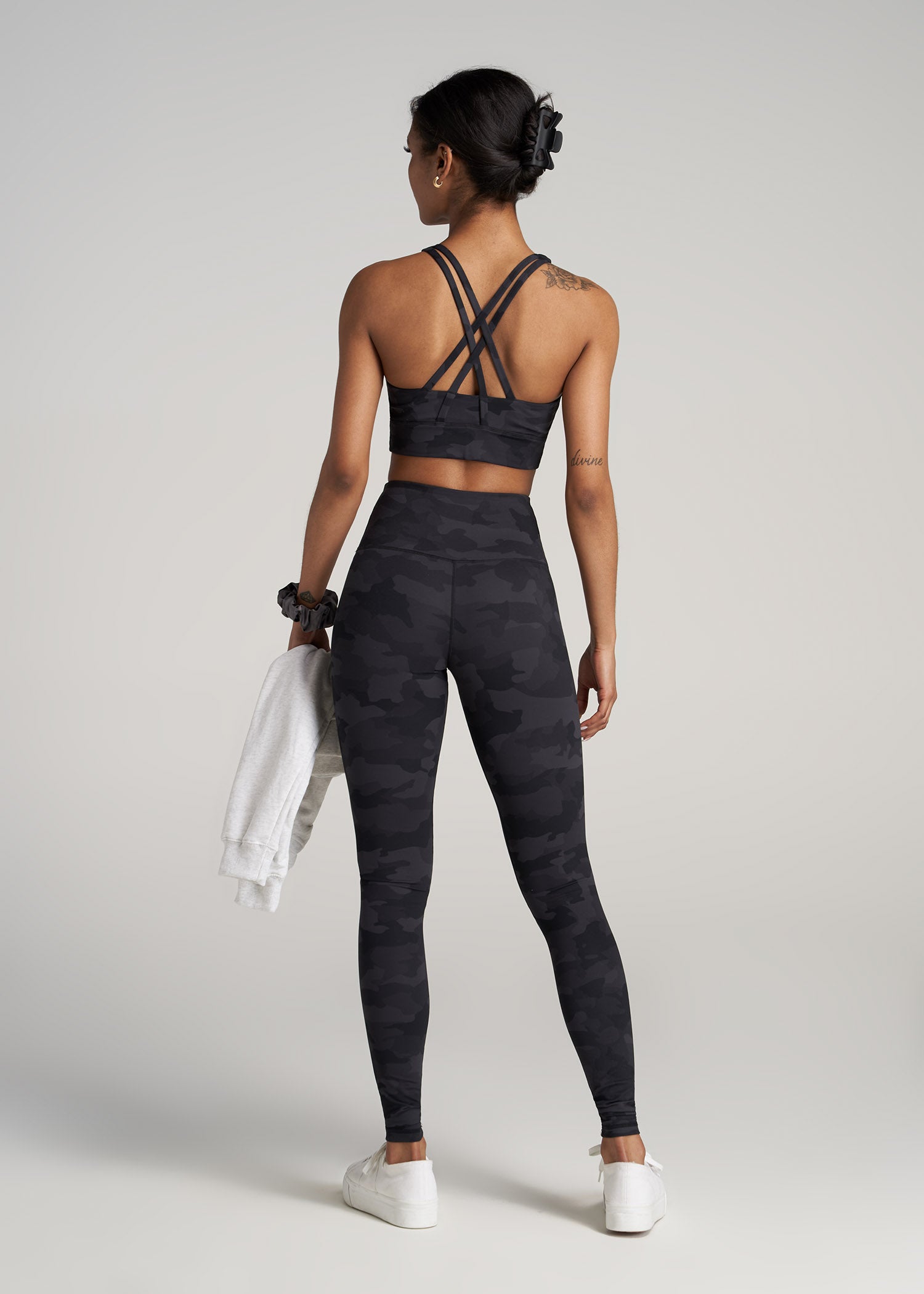 Nike Criss-Cross Sports Bra Gray - $16 - From Amy