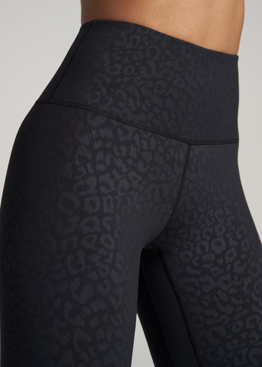 AT Balance Open-Bottom Women's Tall Yoga Pants in Charcoal