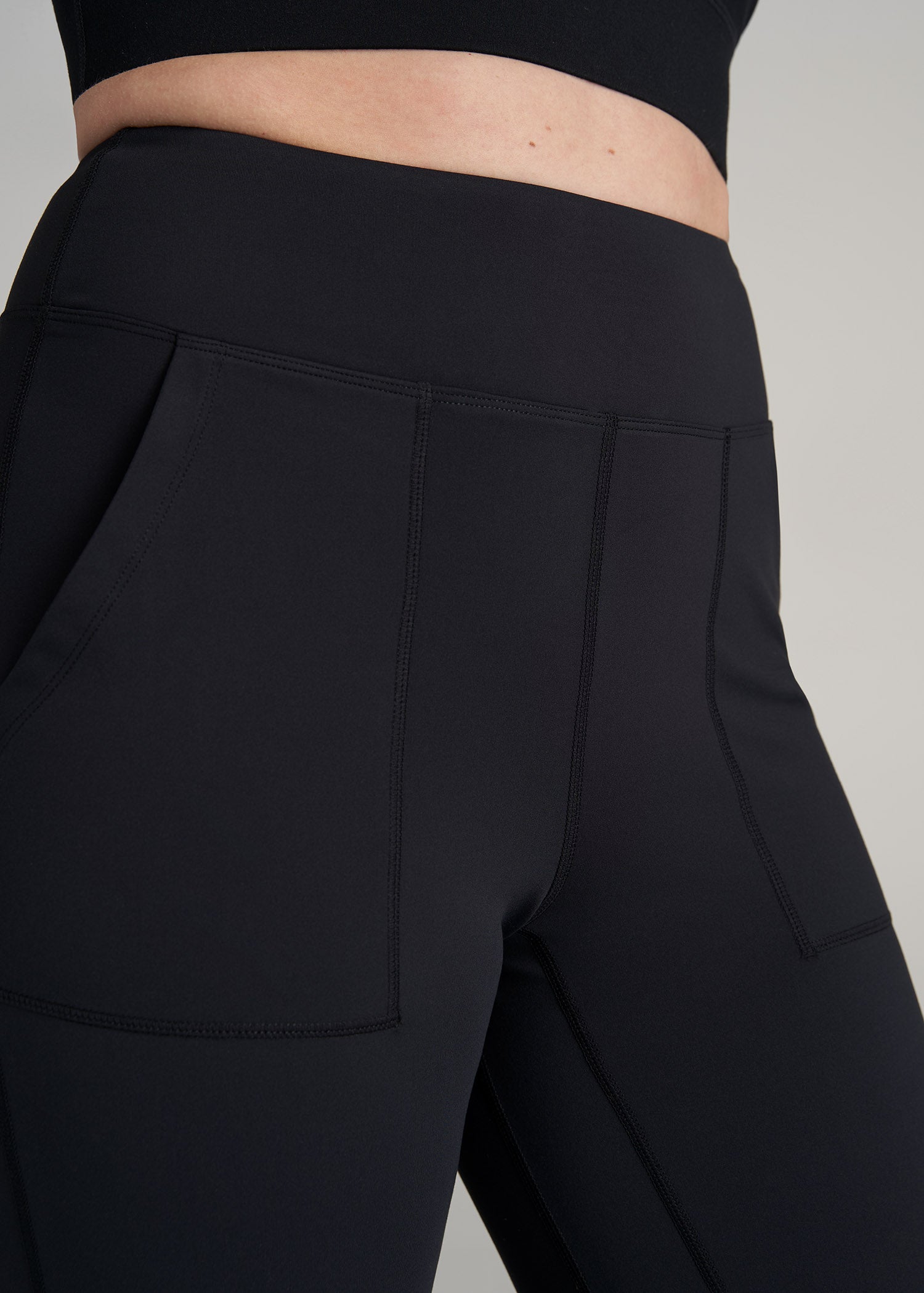 Balance Pocket Joggers for Tall Women in Black