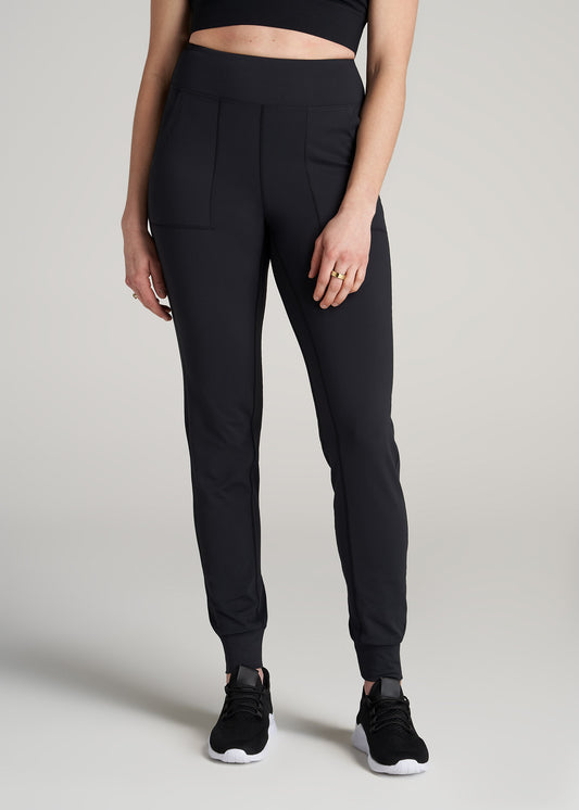 AT Balance Pocket Joggers for Tall Women in Black
