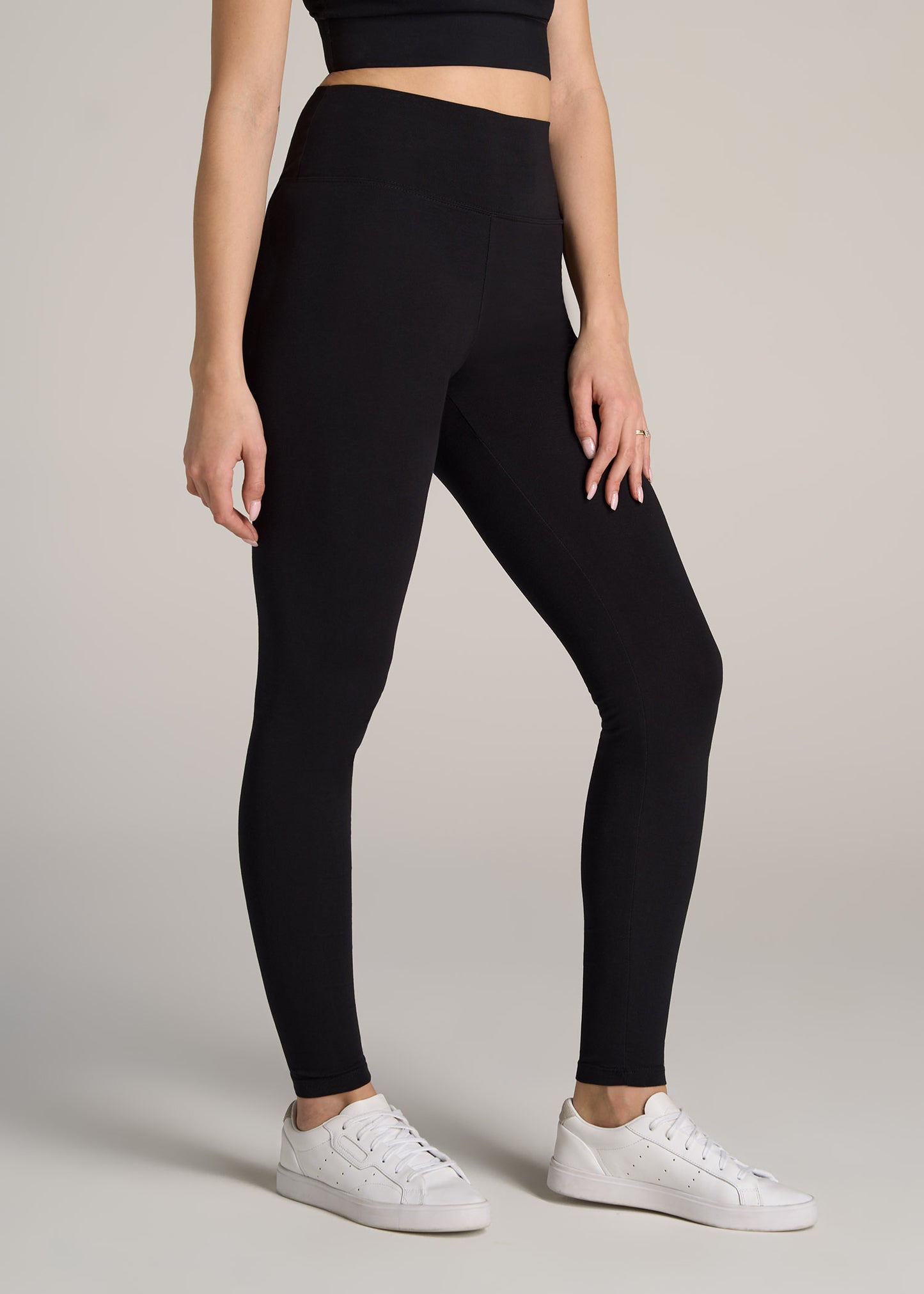 Alexvyan Black Skinny & Slim Fit Gym Wear Yoga Pants Ankle Length Leggings  Workout Active wear | Stretchable Workout Tights | High Waist Sports  Fitness for Girls & Women- Nylon Fiber &