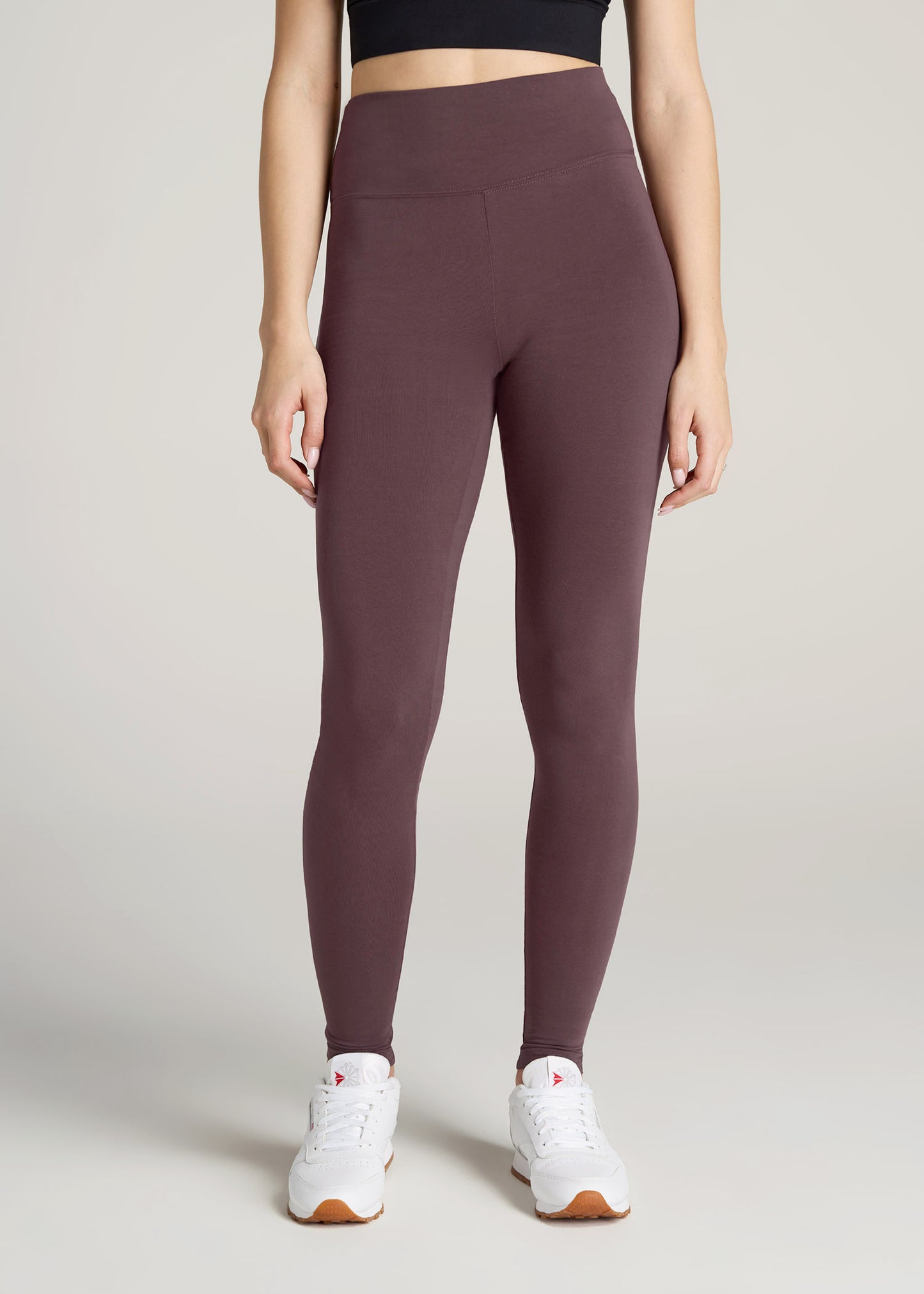 Pure cotton extended leggings for tall women to wear outside spring and  autumn 2023 new high