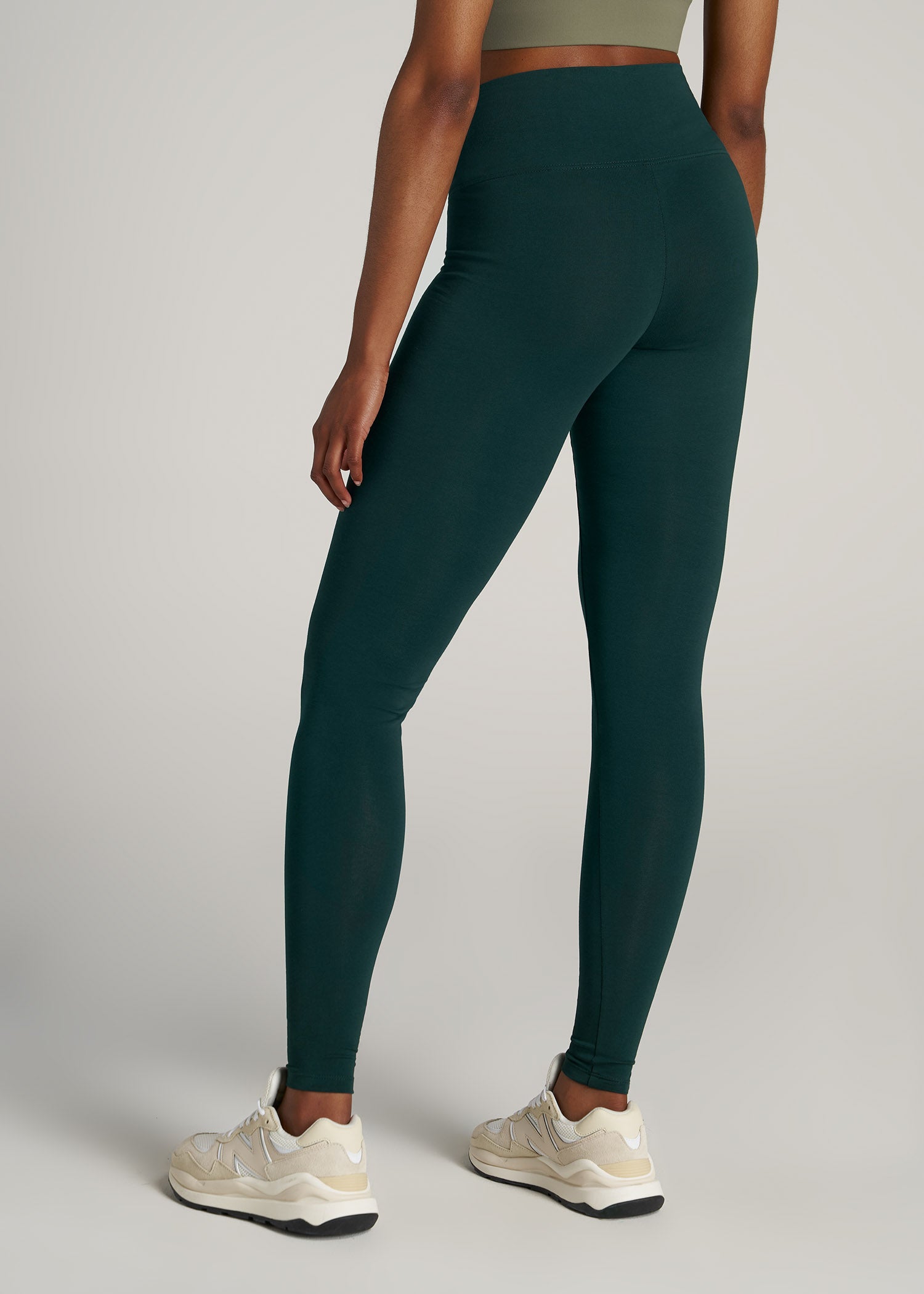 Women's Tall Cotton Leggings Emerald American Tall, 60% OFF