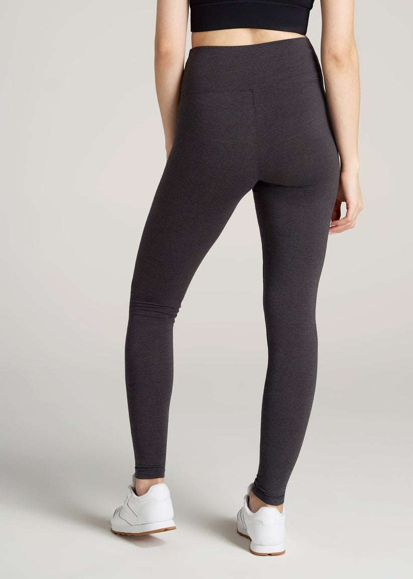 Grey Cotton Leggings: Women Tall Cotton Legging | American Tall