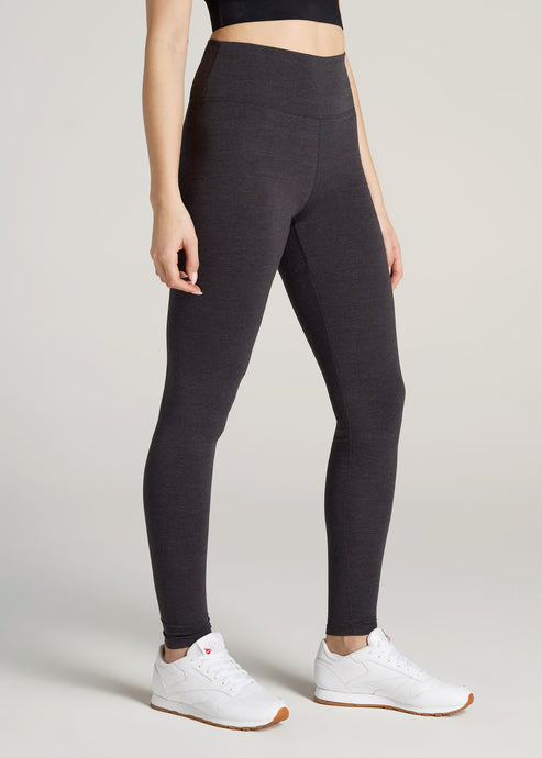 Grey Cotton Leggings: Women Tall Cotton Legging | American Tall