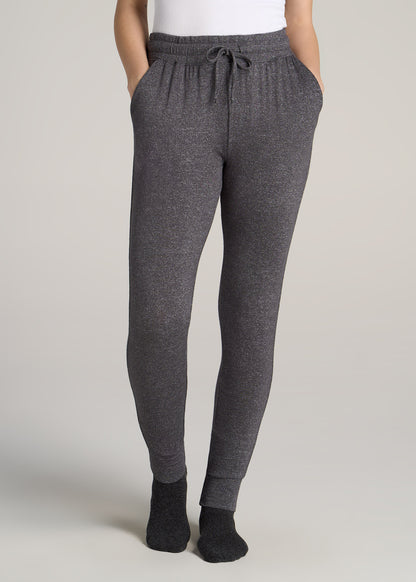 American-Tall-Women-Cozy-Lounge-Joggers-Charcoal-Mix-front