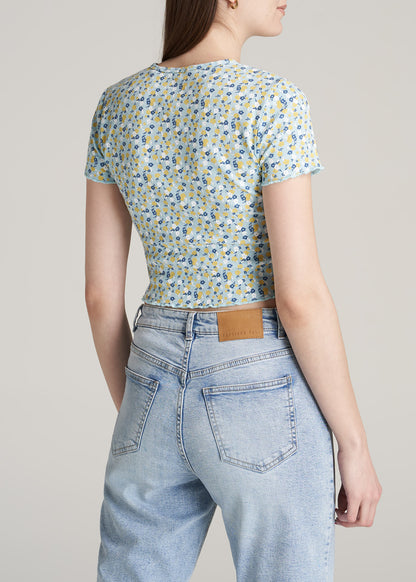    American-Tall-Women-CroppedWaffle-Tee-CorydalisBlueFloral-back