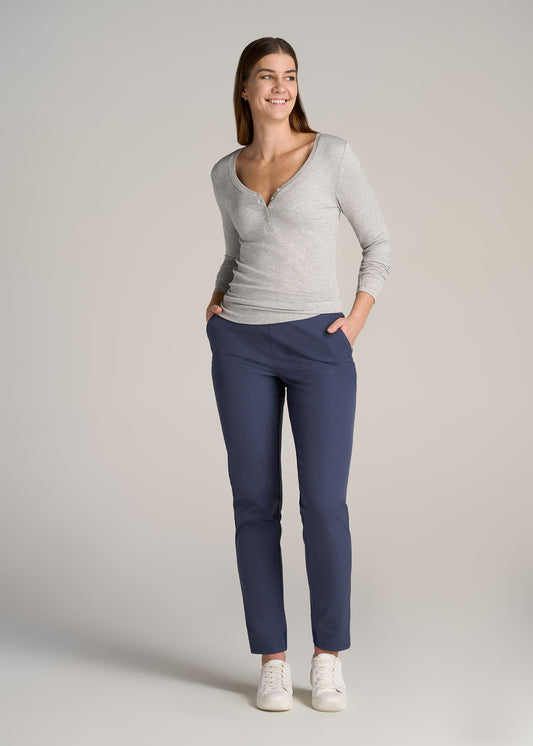 American-Tall-Women-FITTED-Ribbed-Long-Sleeve-Henley-Grey-Mix-full