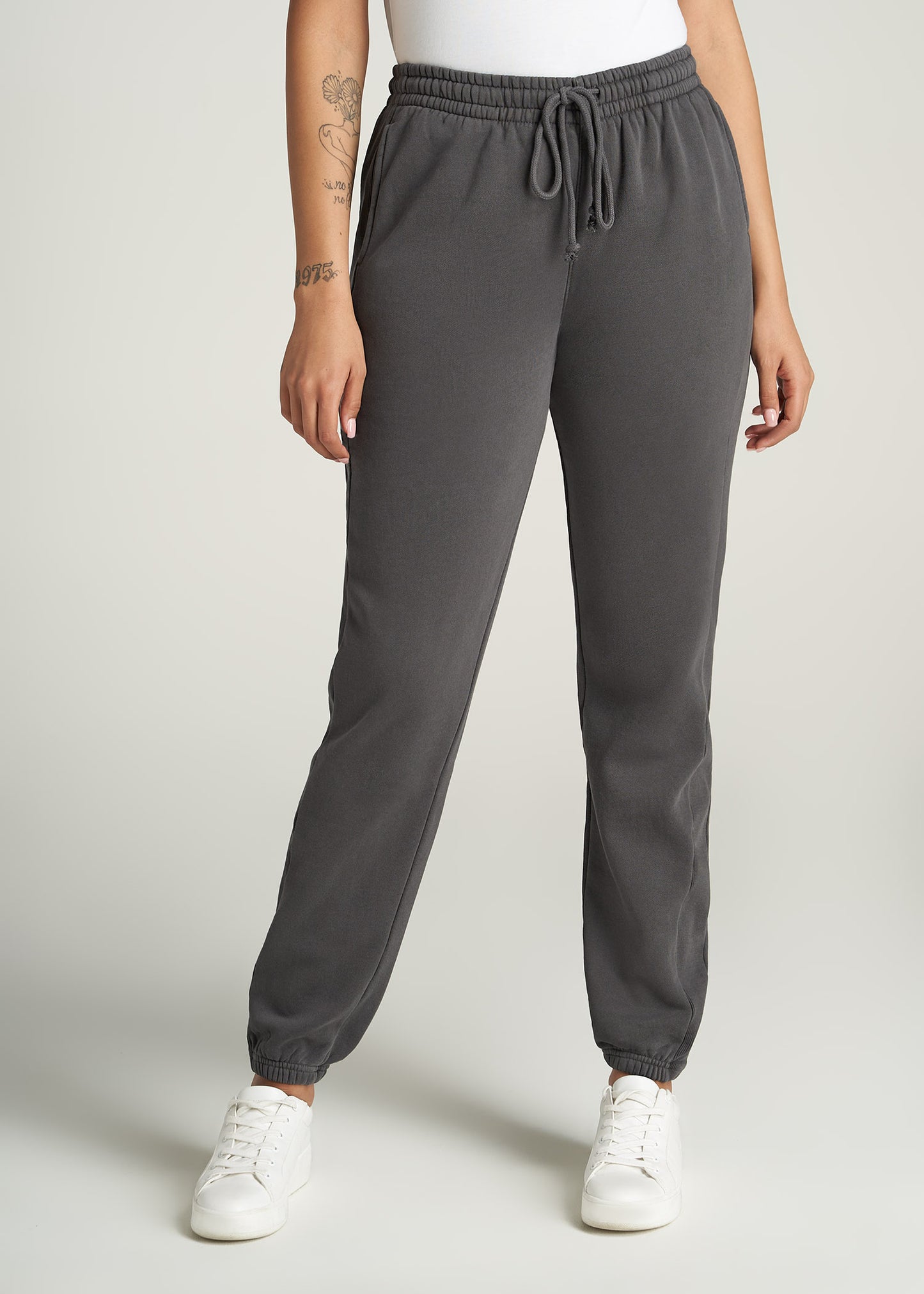 Regular Fit Polyester Cotton Womens Track Pants