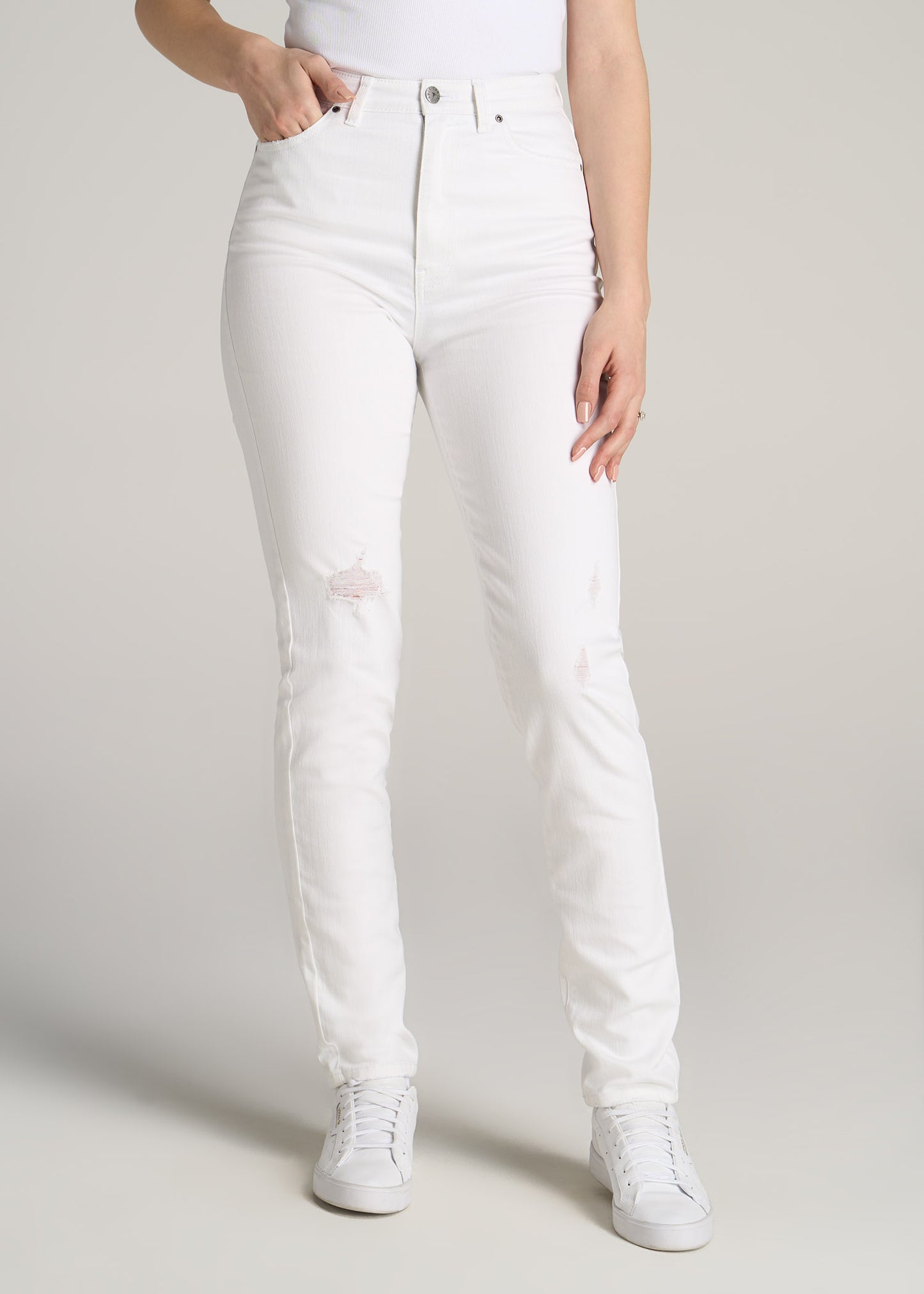 American-Tall-Women-Lola-Ultra-High-Rise-Stretch-Slim-Jeans-White-front