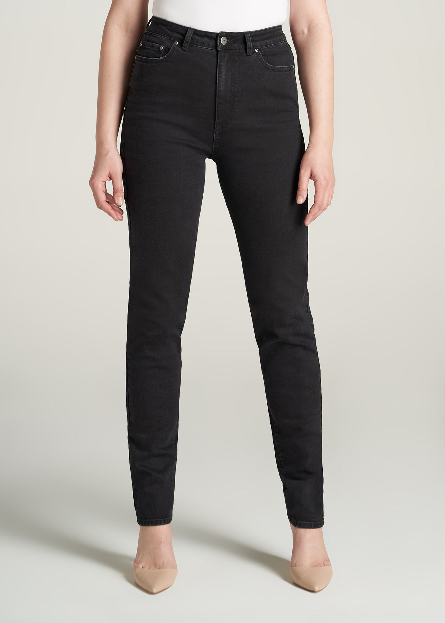 Women's Tall Lola Ultra High Rise Slim Jeans Black | American Tall