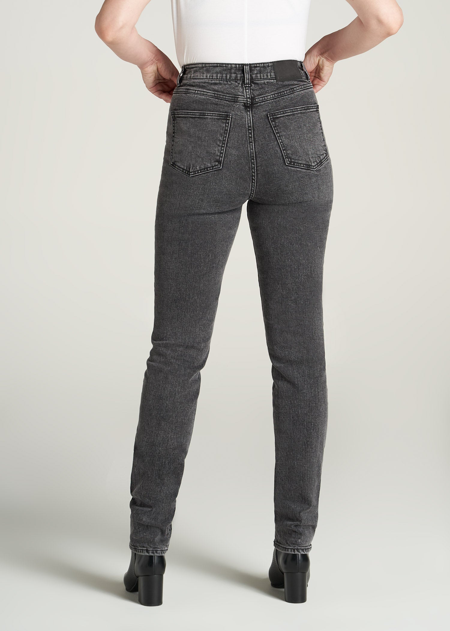Women's Tall Lola Ultra Slim Jeans Black Wash – American Tall