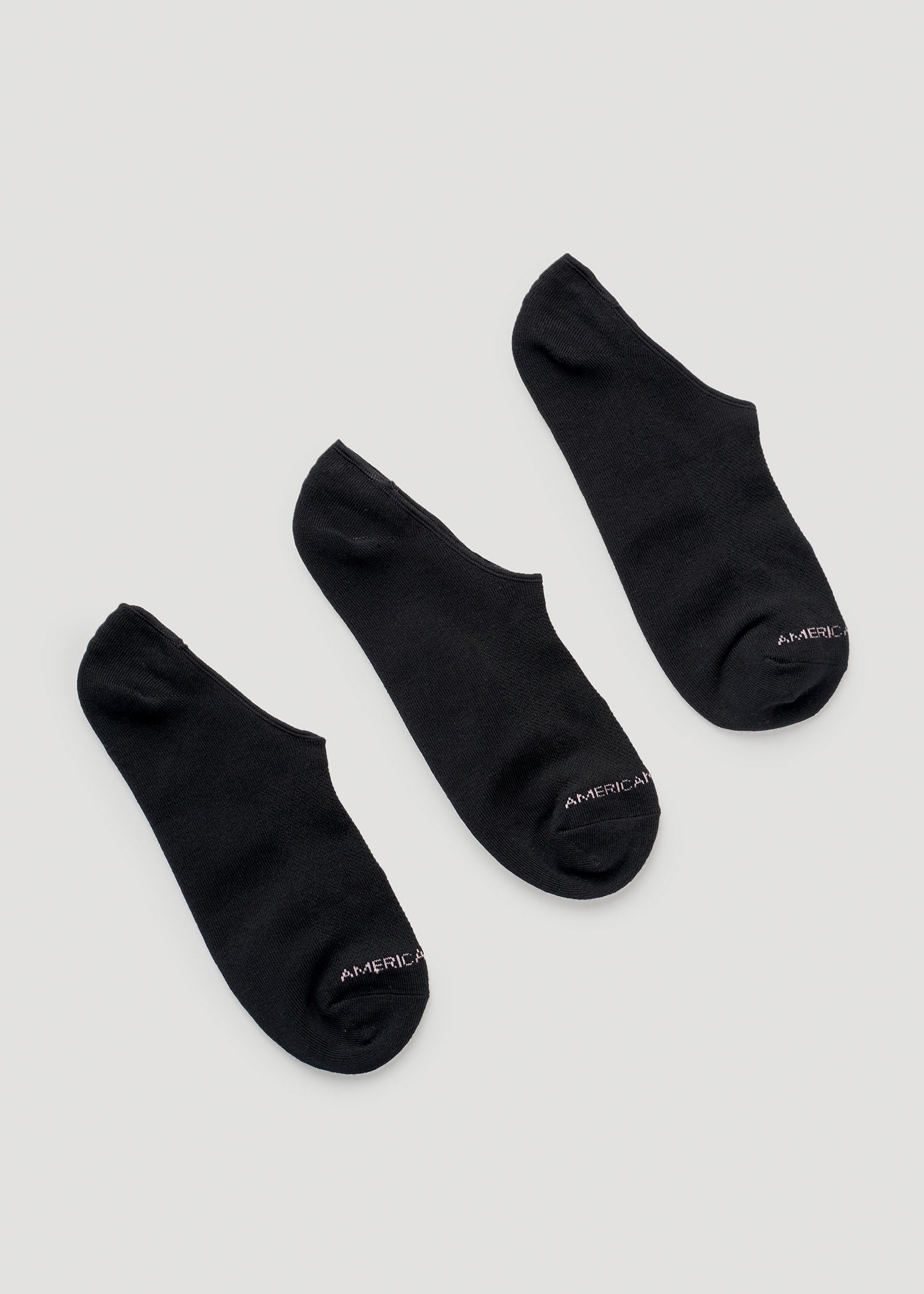 Women's No-Show Socks (X-Large Size: 10-13) | Black 3 Pack – American Tall