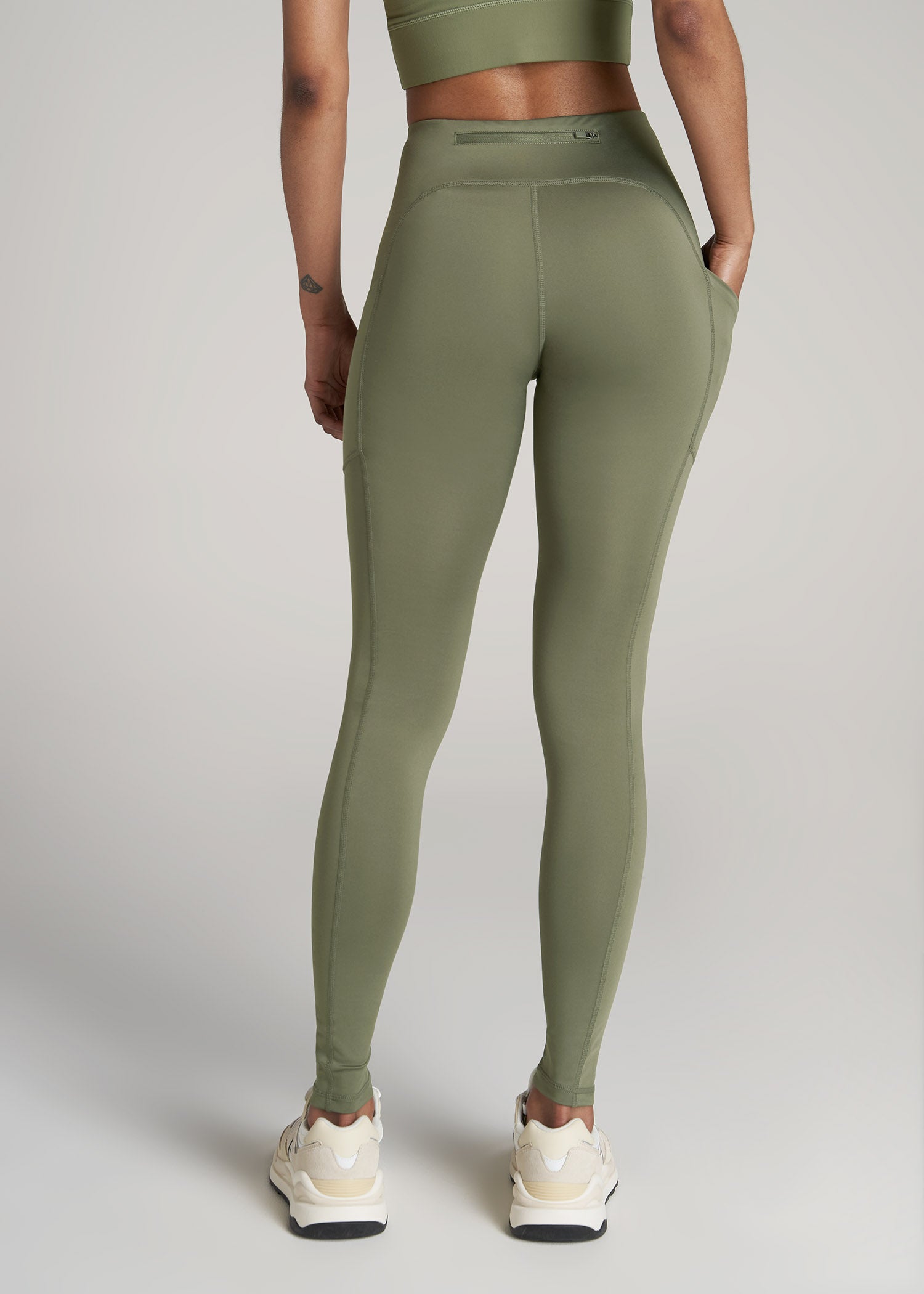 Buy Olive Green Leggings for Women by PERFORMAX Online