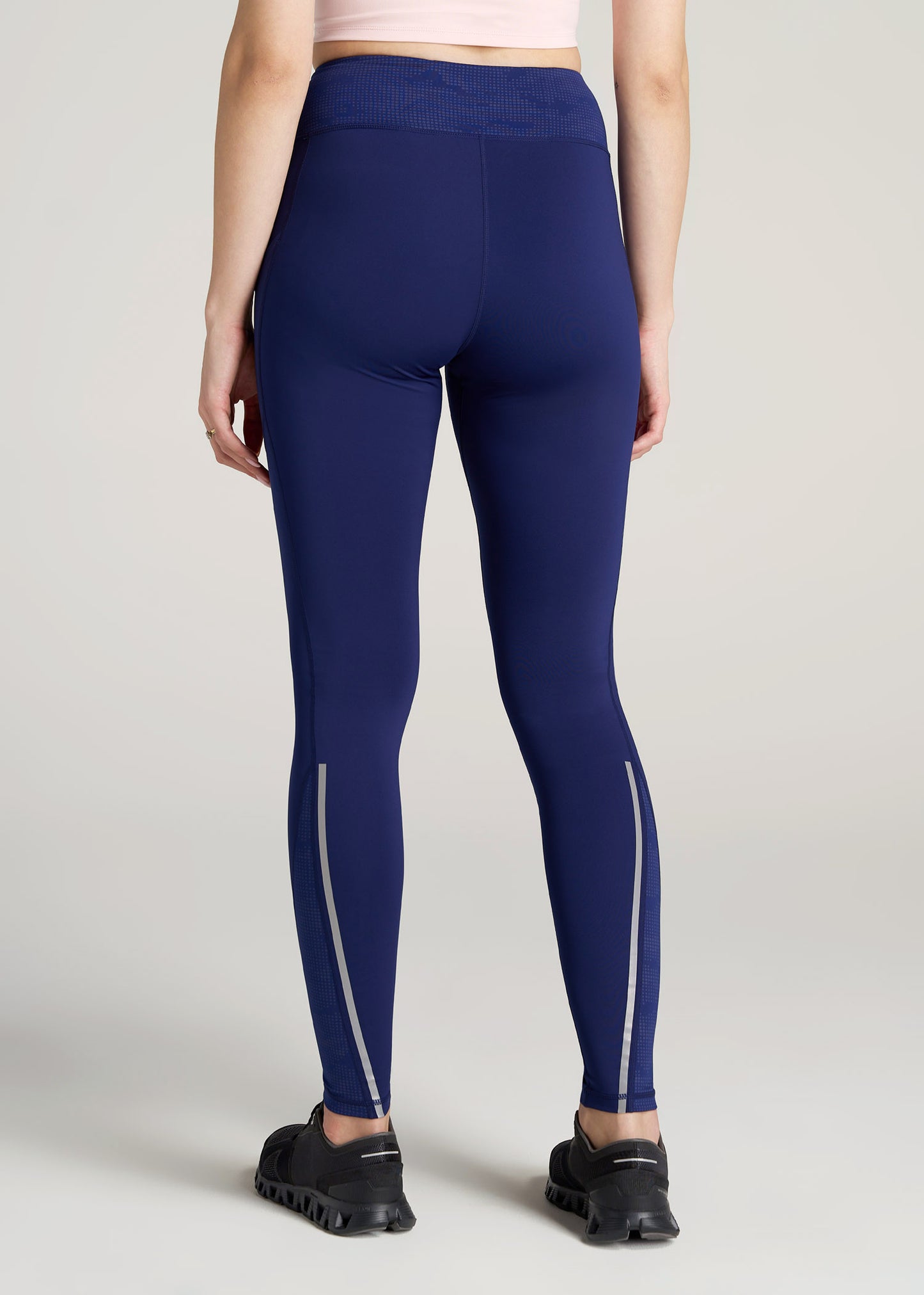 Women's Tall Reflective Active Legging With Pockets Midnight Blue –  American Tall