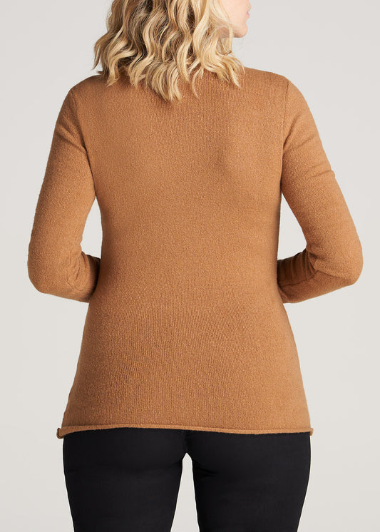 American-Tall-Women-Rolled-MockNeck-Sweater-Caramel-back