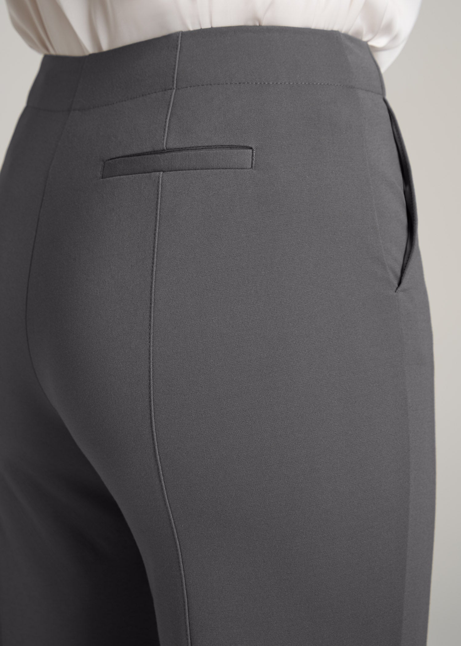 Women's Tall Straight Leg Dress Pants Slate