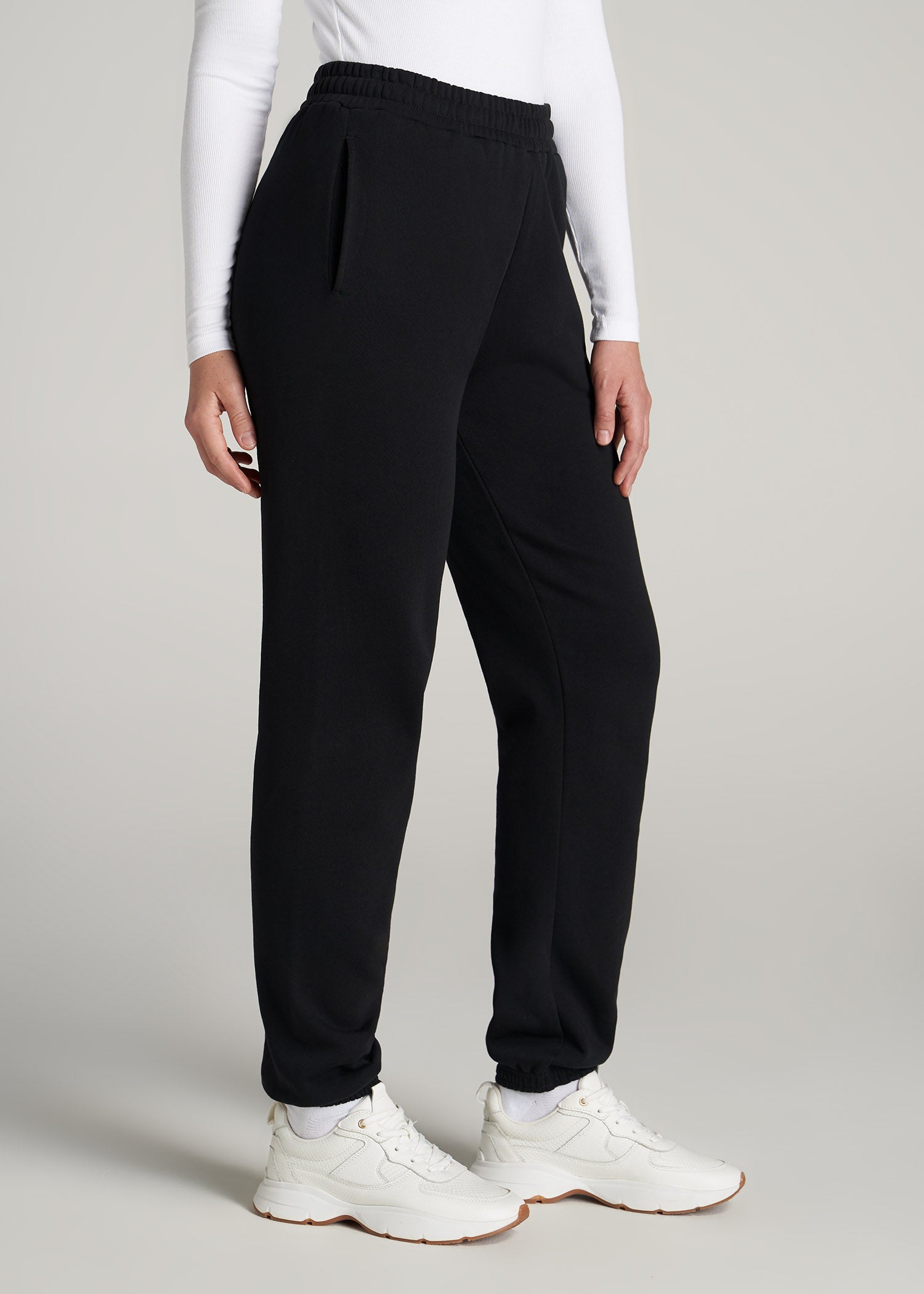    American-Tall-Women-WKND-Fleece-Relaxed-Sweatpants-Black-side