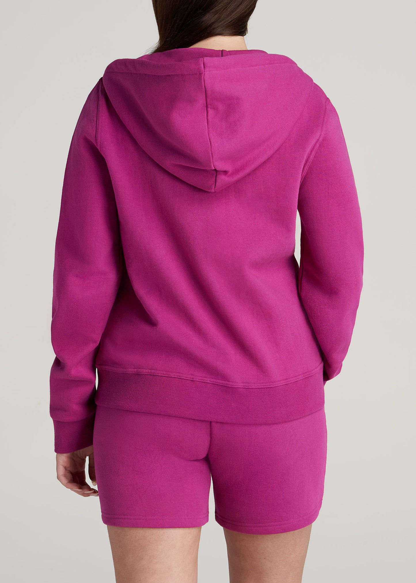 True Face Ladies Hoodie Zip Up Plain Womens Sweatshirt Fleece Full Zipper  Hooded Long Sleeve Zipped Top Hot Pink UK 8 : : Fashion