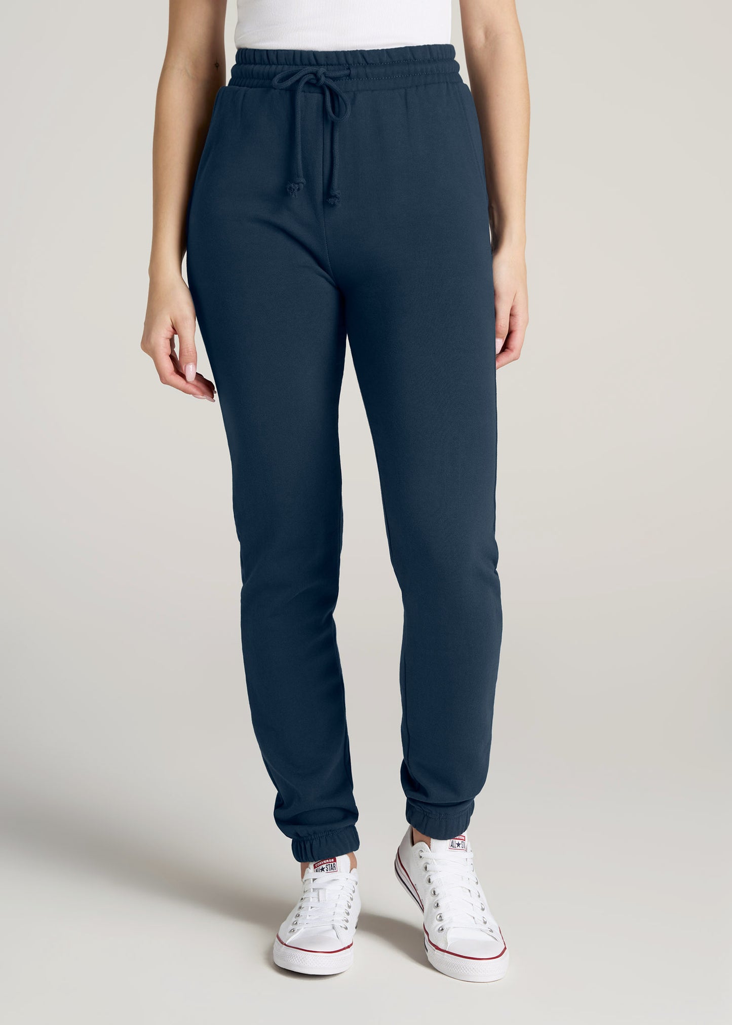 Wearever High-Waisted Tall Women's Sweatpants Bright Navy – American Tall