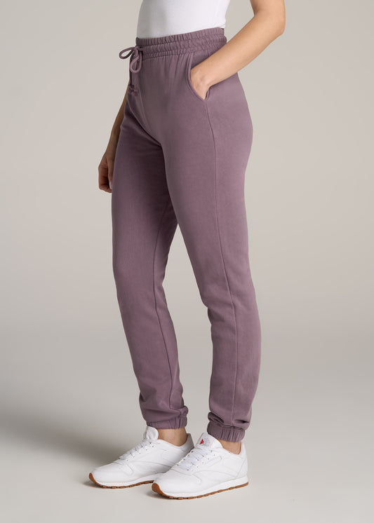    American-Tall-Women-Wearever-SLIM-High-Waisted-Garment-Dye-Sweatpants-Smoked-Mauve-side