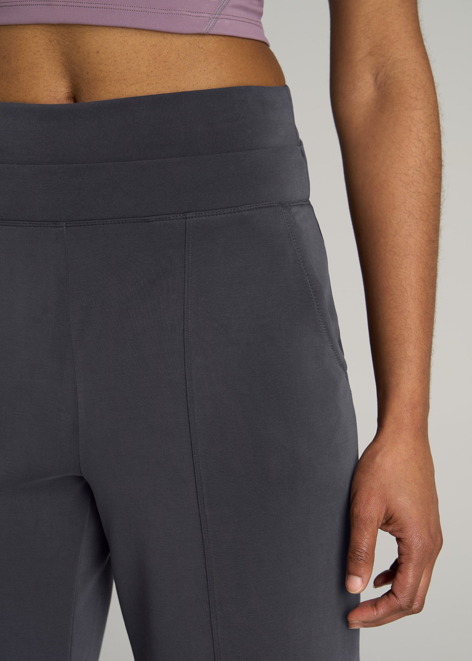 Womens Soft Pants (X-Large, Charcoal)
