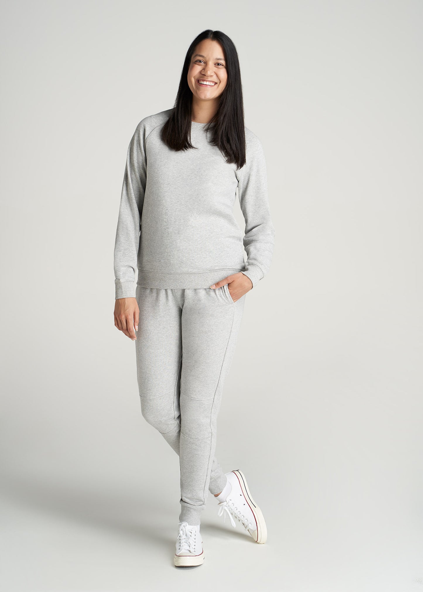 Wearever French Terry Tall Women's Joggers in Grey Mix