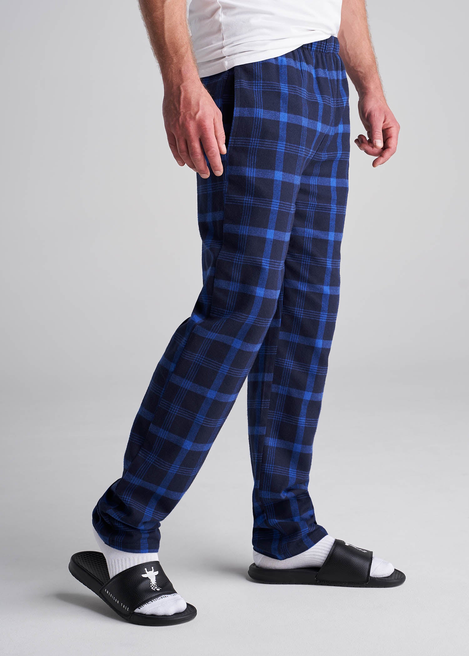 Tall Men's Pajama Bottom: Flannel, Classic Plaid (Green/Blue) –  ForTheFit.com