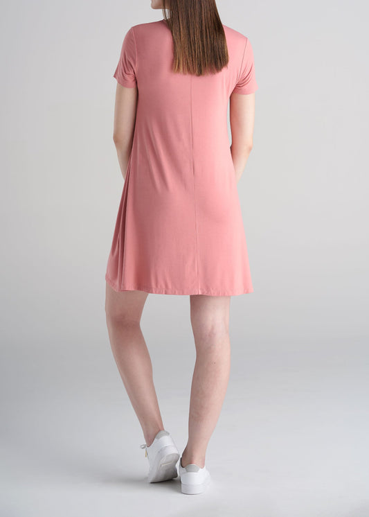 American_Tall_Womens_Swing_Dress_coral_rose-back