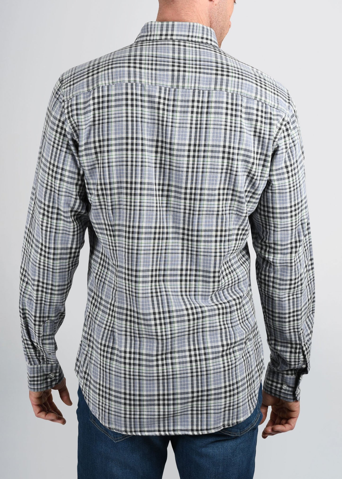american-tall-mens-double-weave-greyplaid-back
