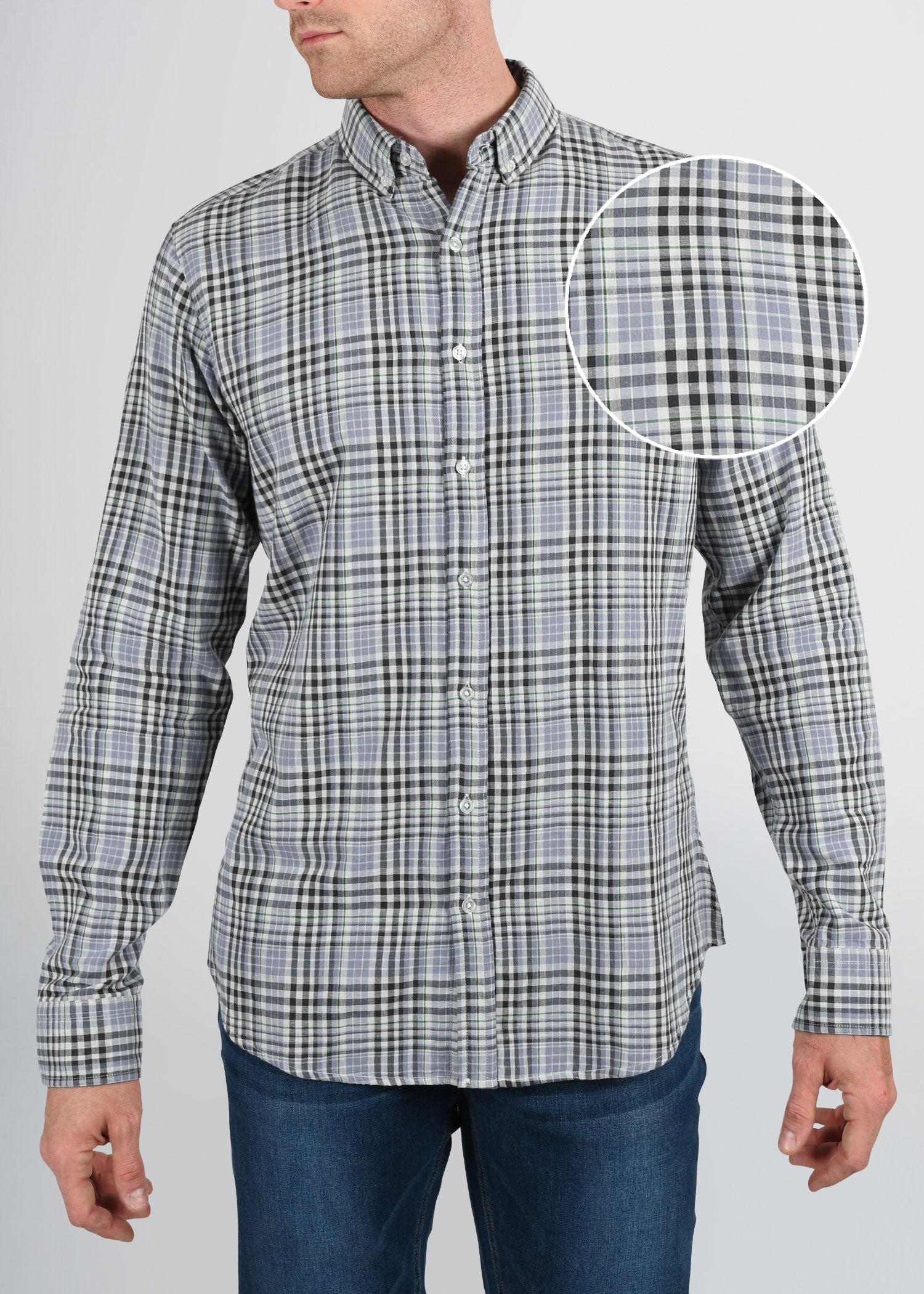 Double-Weave Tall Button-ups Shirts for Tall Men