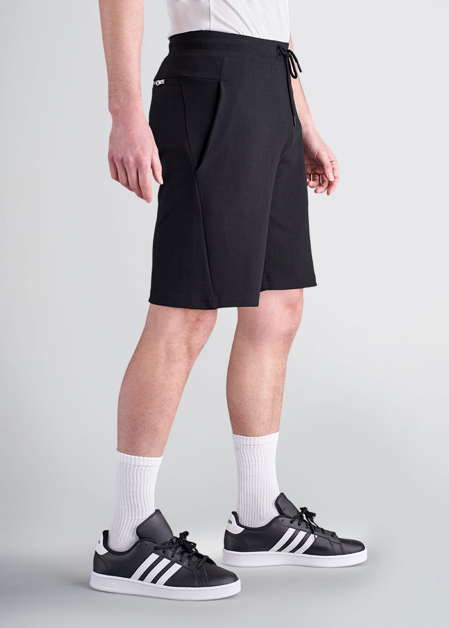 Black Athletic Shorts for Men